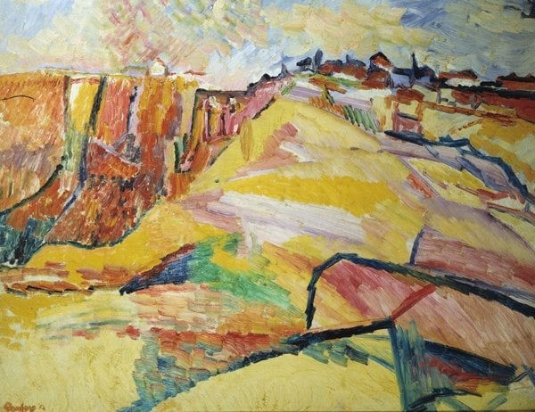 David Bomberg Ronda, 1954 oil on panel 28 x 37 in / 71 x 94 cm