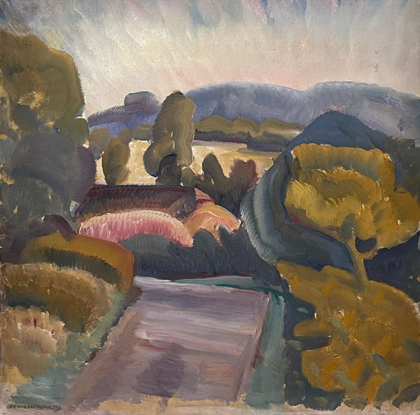 Ivon Hitchens Sussex Downland Clump, c.1929 oil on canvas 20 x 20 in / 50.8 x 50.8 cm