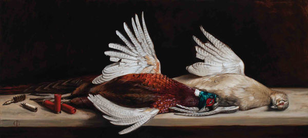 James Gillick, Cock & Hen pheasant