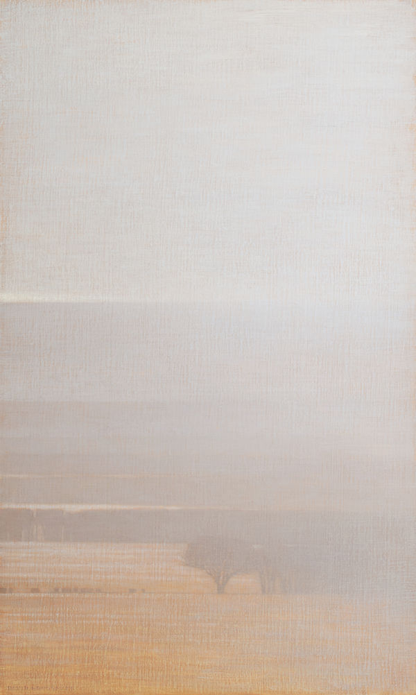 David Grossmann, Winter Fields with Lightly Falling Snow