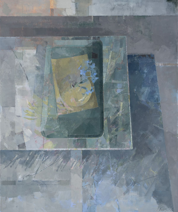 Jeannie Kinsler, Bud Vase and Forget-me-nots, 2022