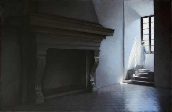 Geneviève Daël Monumentale Oil on canvas 23.62 x 36.22ins (60 x 92cm) (artwork size) 25.19 x 37.79ins (64 x 96cm) (framed size)