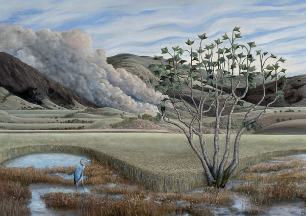 Samuel Kirk, Fire in the Hills , 2022