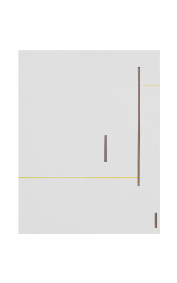 Joseph La Piana, White Tension Relief Drawing IV, 2015