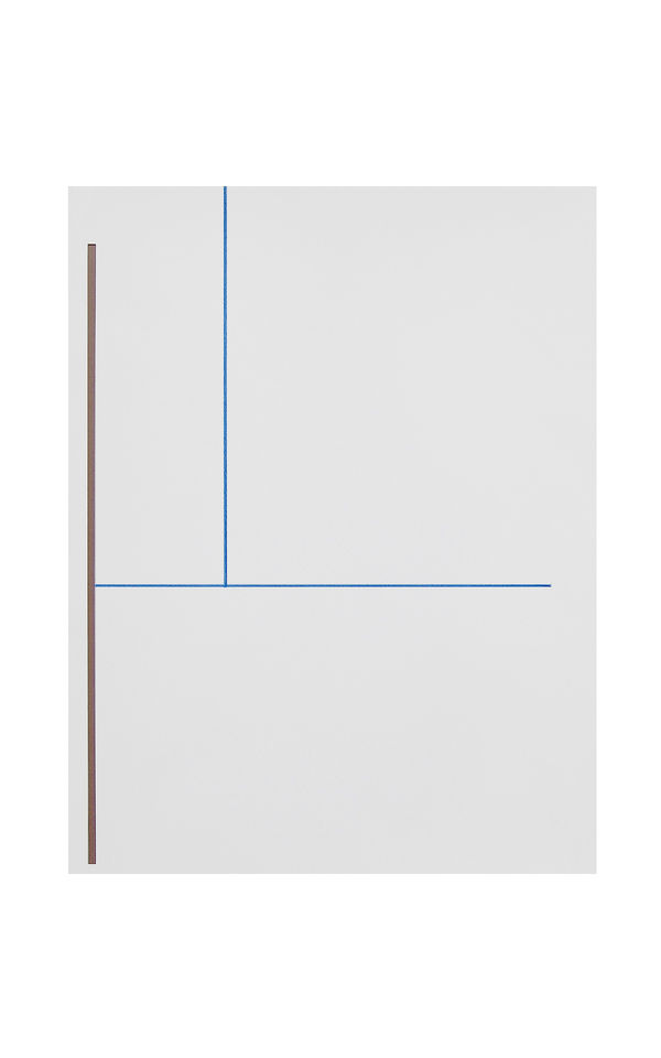 Joseph La Piana, White Tension Relief Drawing V, 2015