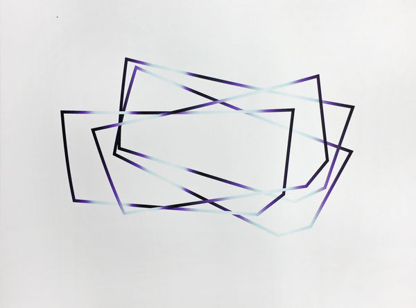 Joseph La Piana, Refraction Vector Offset Drawing III, 2010