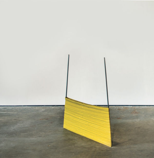 Joseph La Piana, Yellow Tension Sculpture, 2015