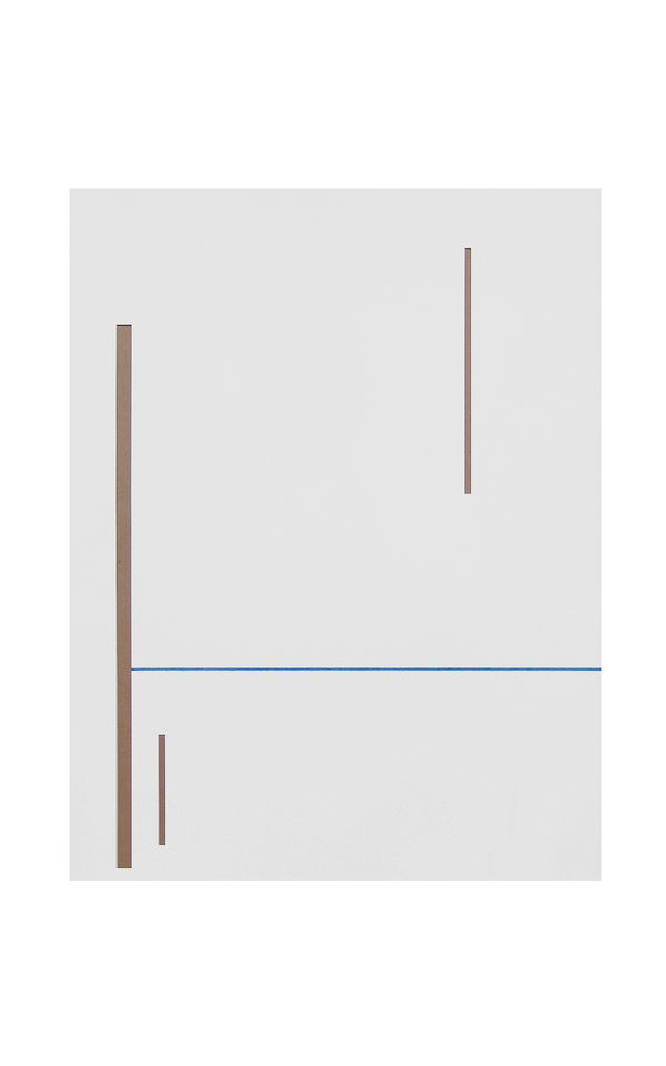 Joseph La Piana, White Tension Relief Drawing II, 2015
