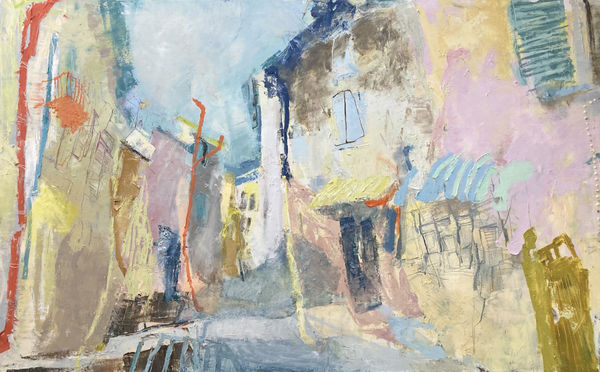 Julia Maleeva, Mauve House Opposite the Patisserie