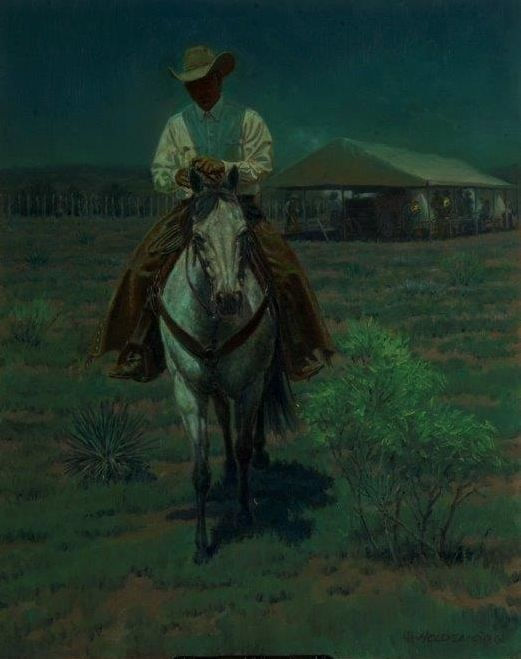 Harold T Holden, Moonlit Morning