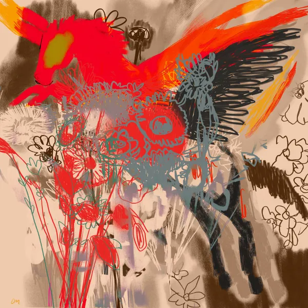 David Morrison, If Wishes Were Horses (Red Edition II)