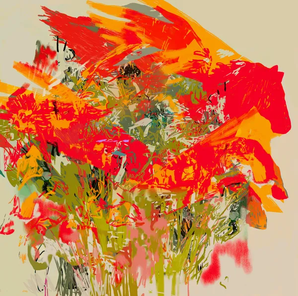 David Morrison, If Wishes Were Horses (Red Edition II burning)