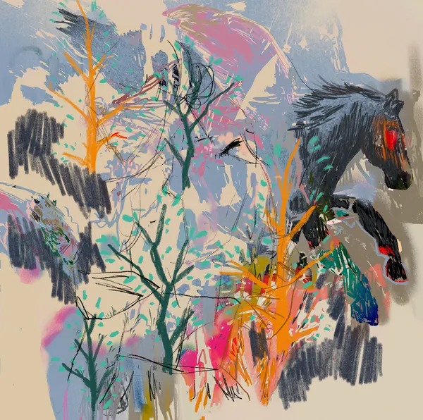 David Morrison, If Wishes Were Horses (Blue Edition II)