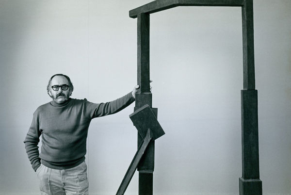 Metaphysical Writing Machine and Artist, 1980