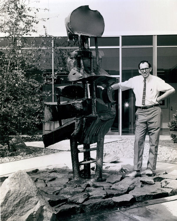 Fountain and Artist, 1967