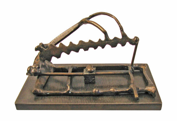 Spirit Trap, 1991 Welded Bronze 3.25 x 5 x 3 "