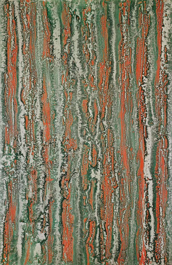 Judit Reigl, Volutes, torsades, colonnes, métal, 1984