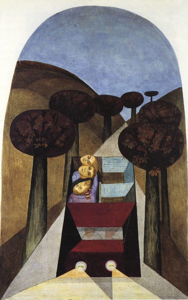 Judit Reigl, Autostop entre Ferrara et Ravenna, 1948 - 1950