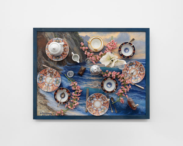 Daniel Spoerri, Onhe Titel (Background Landscapes Series), 2010