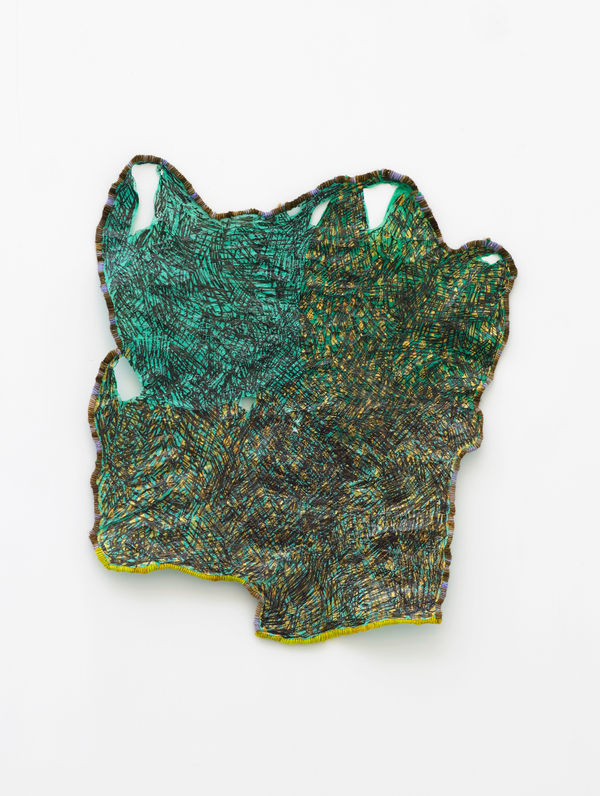 J Stoner Blackwell, Plastic Baskets (Green Gold), 2013
