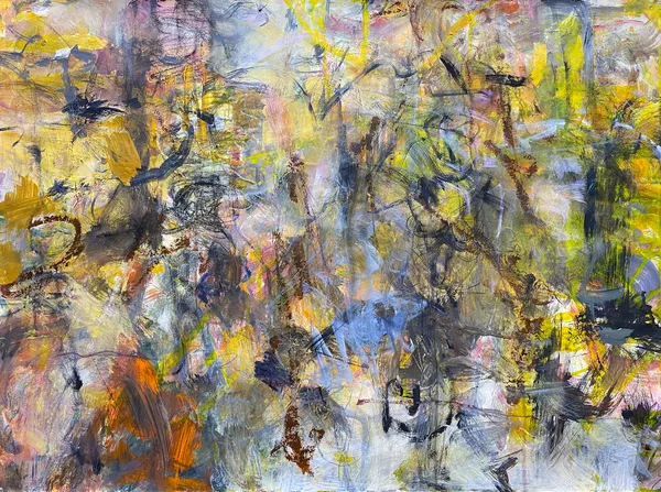 Sunlight Shining Through, 2021 acrylic and drawing media on paper 22 x 30 in.