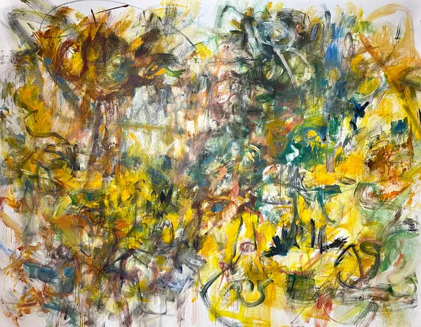 Uplift, 2020 acrylic and drawing media on paper 66 x 78 in.