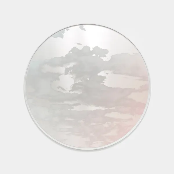 Miya Ando Unkai (A Sea Of Clouds) May 15 2022 6:23 AM NYC, 2022 Ink on aluminum composite 41.25 diameter x 1 in 104.8 diameter x 2.5 cm