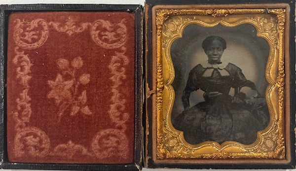 Unknown Portrait of a Seated Women American Ambrotype
