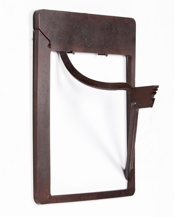 Richard Hunt b. 1935Wall Piece Seven, 1989 Welded steel 17 x 13 1/2 x 7 1/4 in 43.2 x 34.3 x 18.4 cm