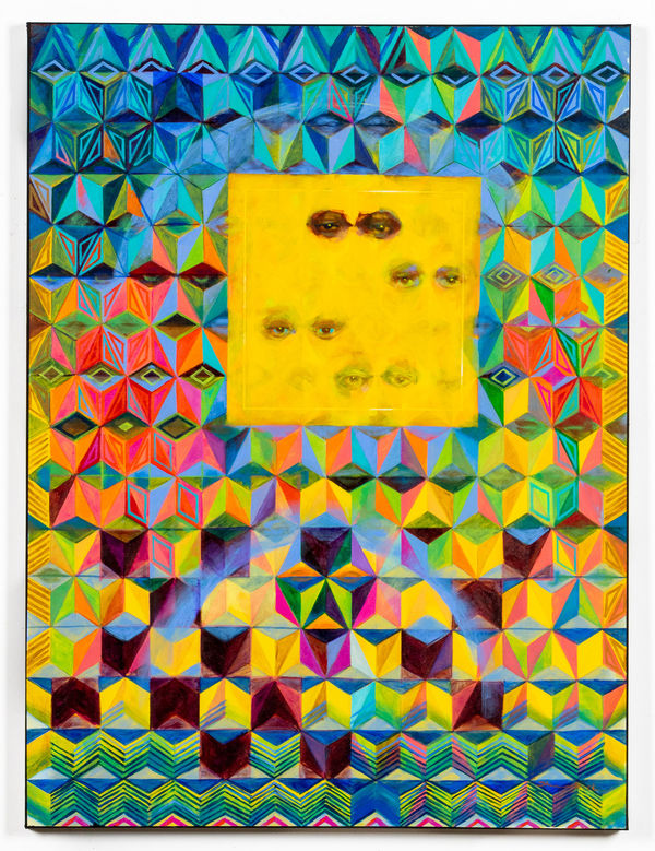 Sherman Beck b. 1942Eyes, 2022 Acrylic on canvas 48 x 36 in 121.9 x 91.4 cm