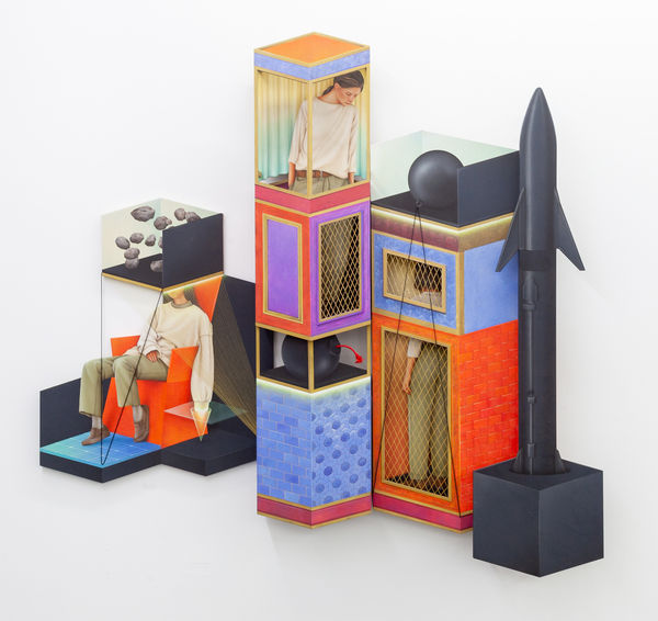 Arghavan Khosravi, The Burden of Thoughts, 2022