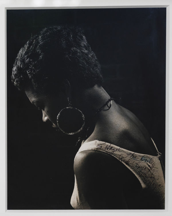 G. Paul Bishop Maya Angelou, 1954 Silver Gelatin Print Image: 9 1/4 x 7 1/4 in. Frame: 15 3/4 x 13 3/4 in.