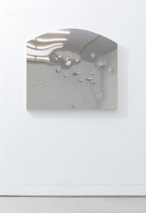 Glenn Kaino Now Do I Repay A Period Won (Libya) 01, 2015 Polished steel, wood, foam 44 x 39 x 2 in 111.8 x 99.1 x 5.1 cm