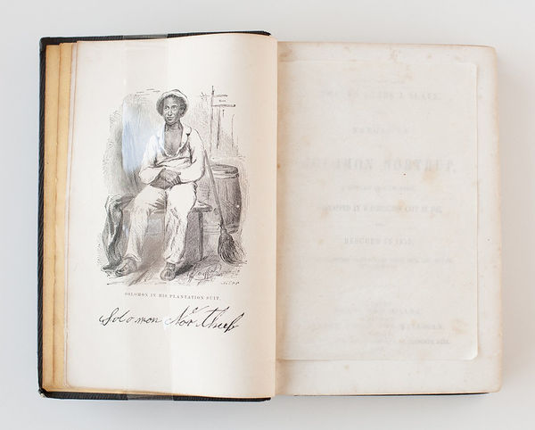 Solomon Northup Twelve Years a Slave, 1853 Book