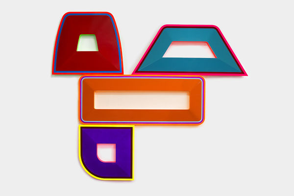 Beverly Fishman Untitled (Depression, High Blood Pressure, Bipolar Disorder, Opioid Addiction), 2017 Urethane on wood 91.3 x 105.8 x 2 in 231.6 x 268.6 x 5.1 cm