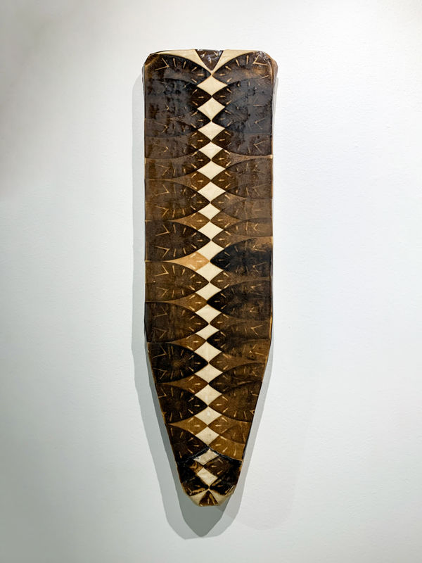 Willie Cole, Domestic Shield XX, 2020