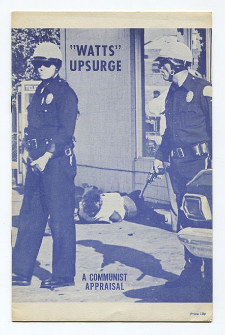 Communist Part of So. California "Watts" Upsurge: A Communist Apprasial, 1965 Booklet Los Angeles, CA