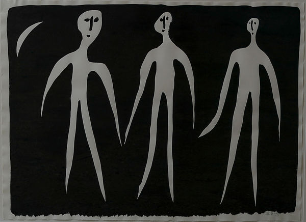 Deborah Halpern, Three People and the Moon