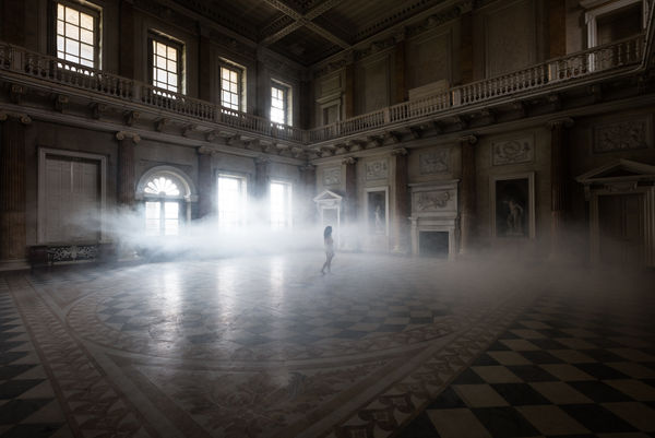 Adrien Broom The Marble Hall, 2016 30 x 45 inches (unframed) 31 x 46 inches (framed) also available:  edition of 15, 16 x 24 inches (oval), $1800. (unframed) edition of 15, 24 x 36 inches, $3000. (unframed) edition of 15, 40 x 60 inches, $6000.