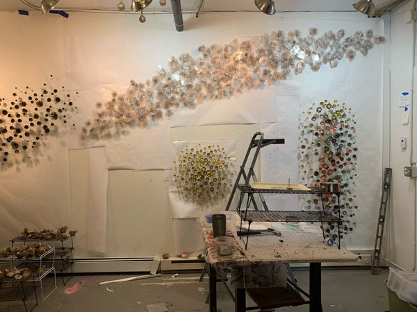 Julie Maren, studio view