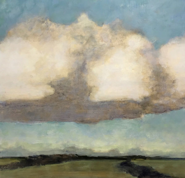 David Konigsberg Lone Cumulus, 2018 23.5 x 25.75 inches (unframed) 25 x 25.75 inches (framed)