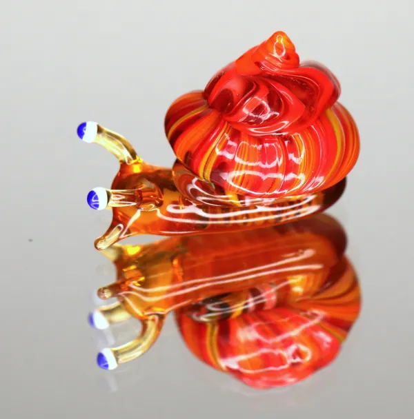 Elijah Schwartz, Red Amber Snail, 2020