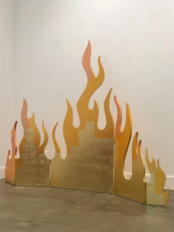 Mathias Kiss, FIRE IN WOOD, 2023