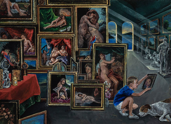 Enrique Marty, Non-melancholic scenes (series), 2020-2022