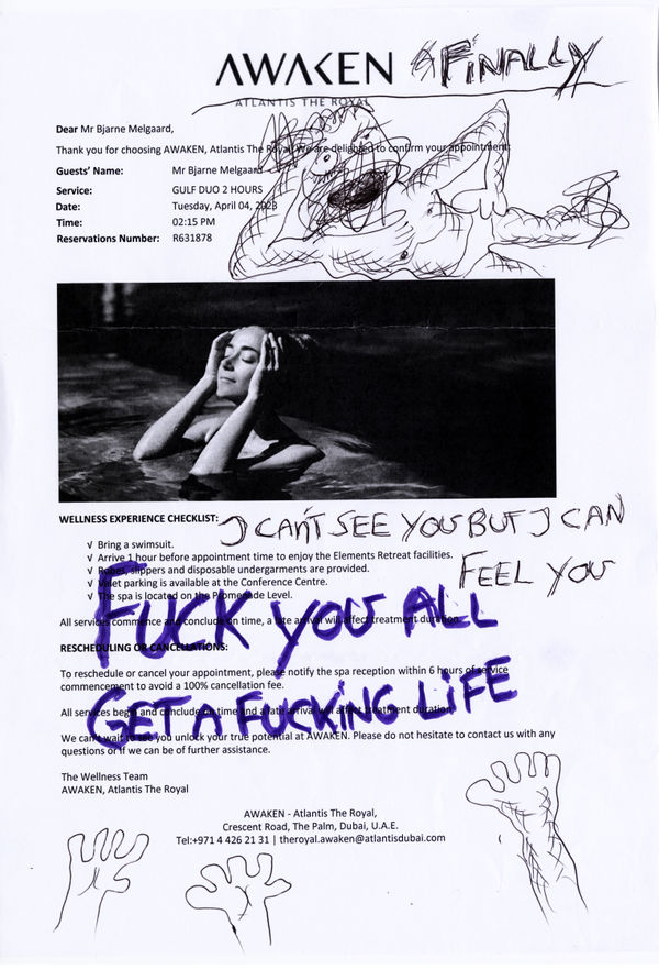 Bjarne Melgaard, Untitled (Awaken series), 2023