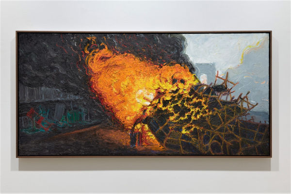 Koen Theys, Burning Terrace Furniture, 2021