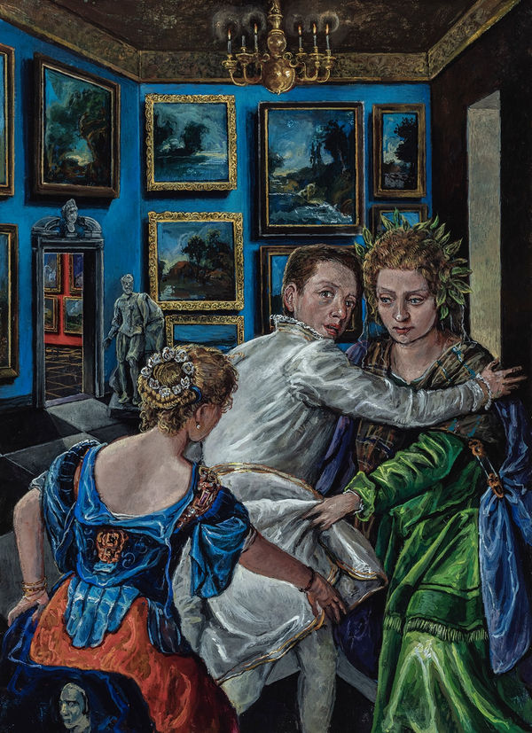 Enrique Marty, Non-melancholic scenes (series), 2020-2022