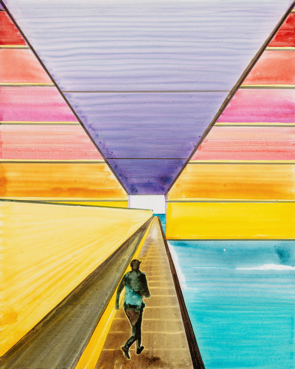 John Kørner, Running on the Pier, 2020