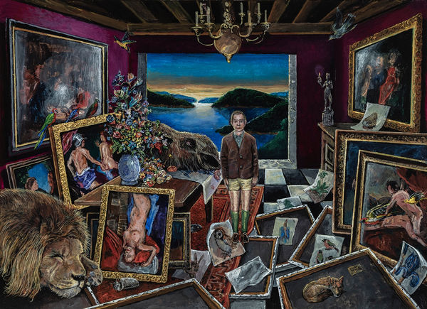 Enrique Marty, Non-melancholic scenes (series), 2020-2022