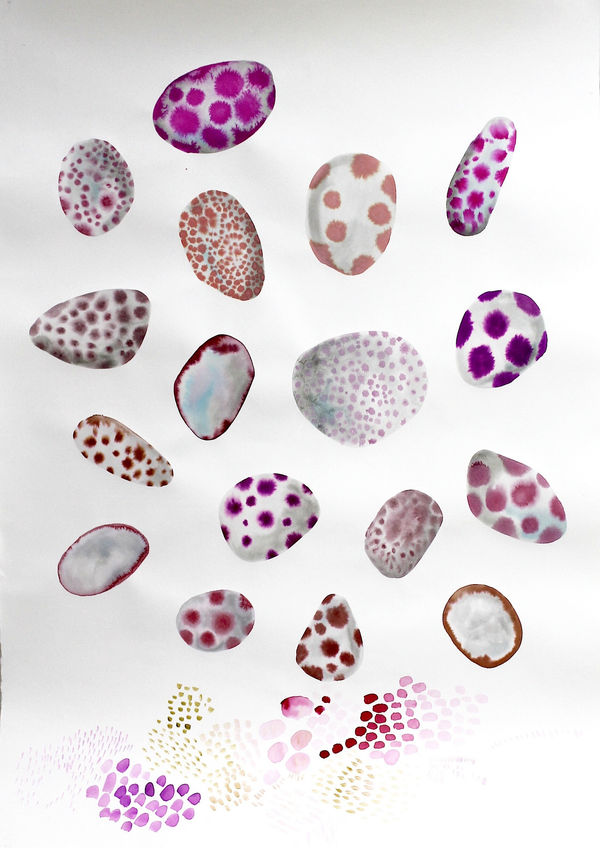 Vanessa Donoso López, Distanced cairn, Isolation day #14-#15, 2020